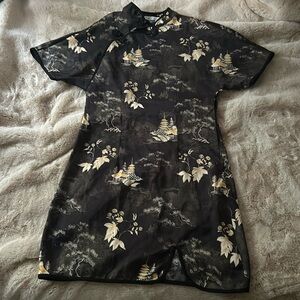 Zara silky mini dress